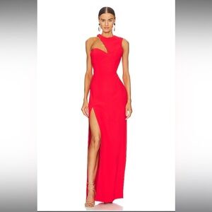 Amanda Uprichard x REVOLVE Gilda Gown in Crimson
Large NWOT